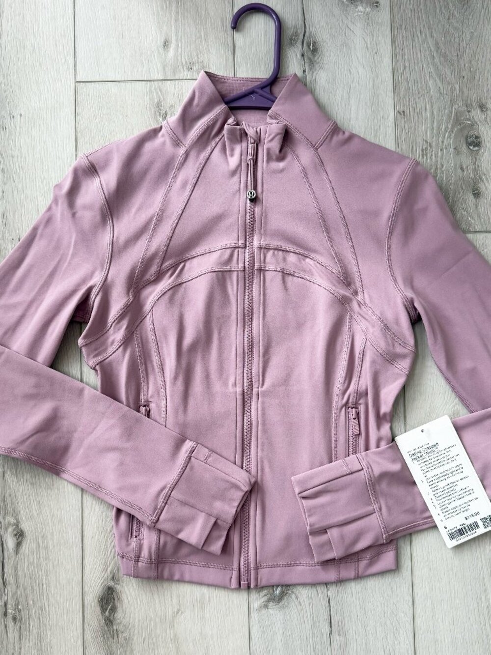 Lululemon - Rose Blush - Define Cropped Jacket Nulu - Size 6